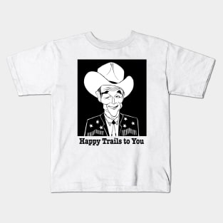 Roy Rogers - singing cowboy of film and television Kids T-Shirt